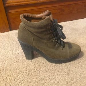 boc leather booties